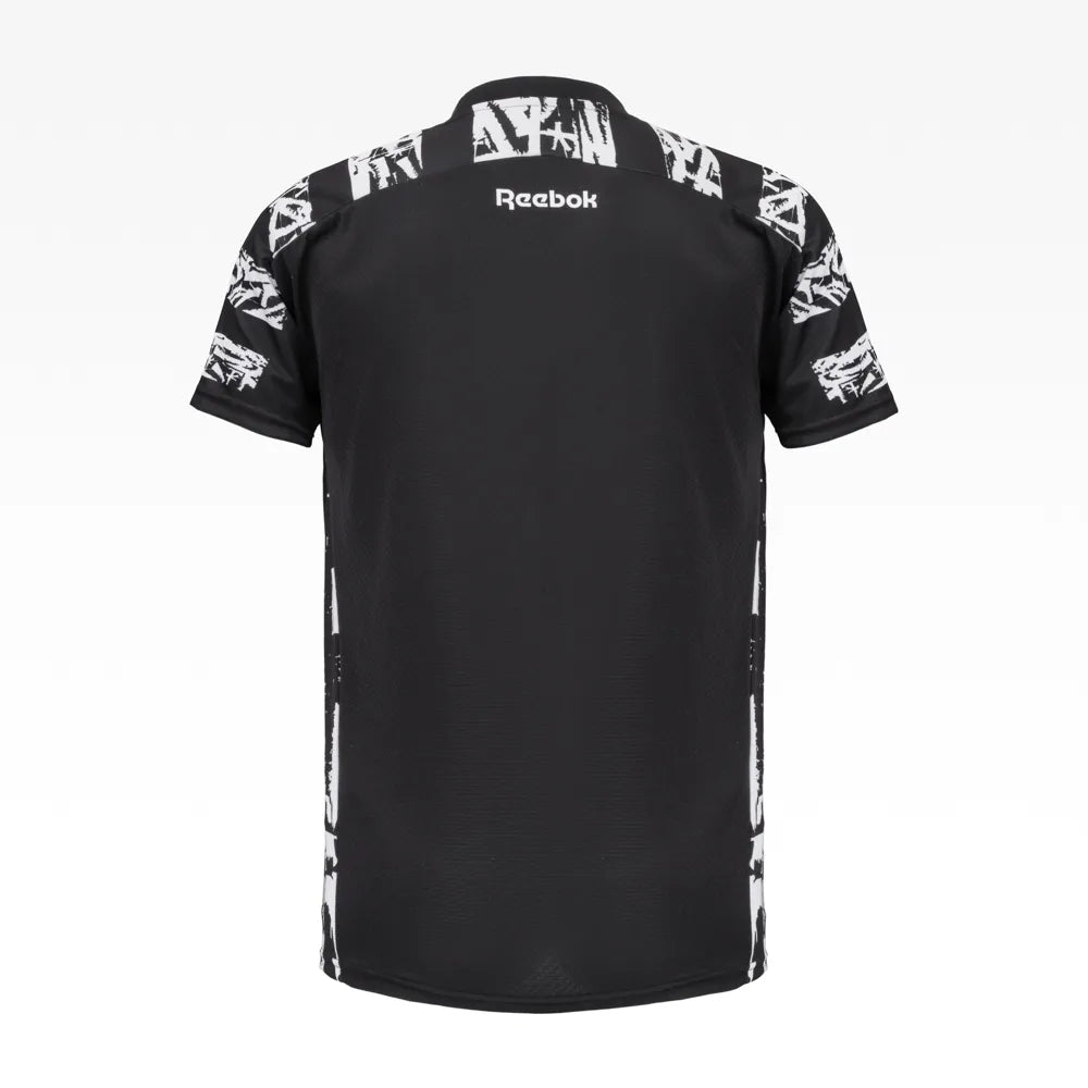 Camisa Botafogo Pré-Jogo 25/26 - Torcedor Reebok Masculino - Preto