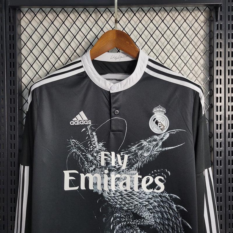 Camisa Real Madrid 14/15 Third Manga Longa - Retrô Masculina