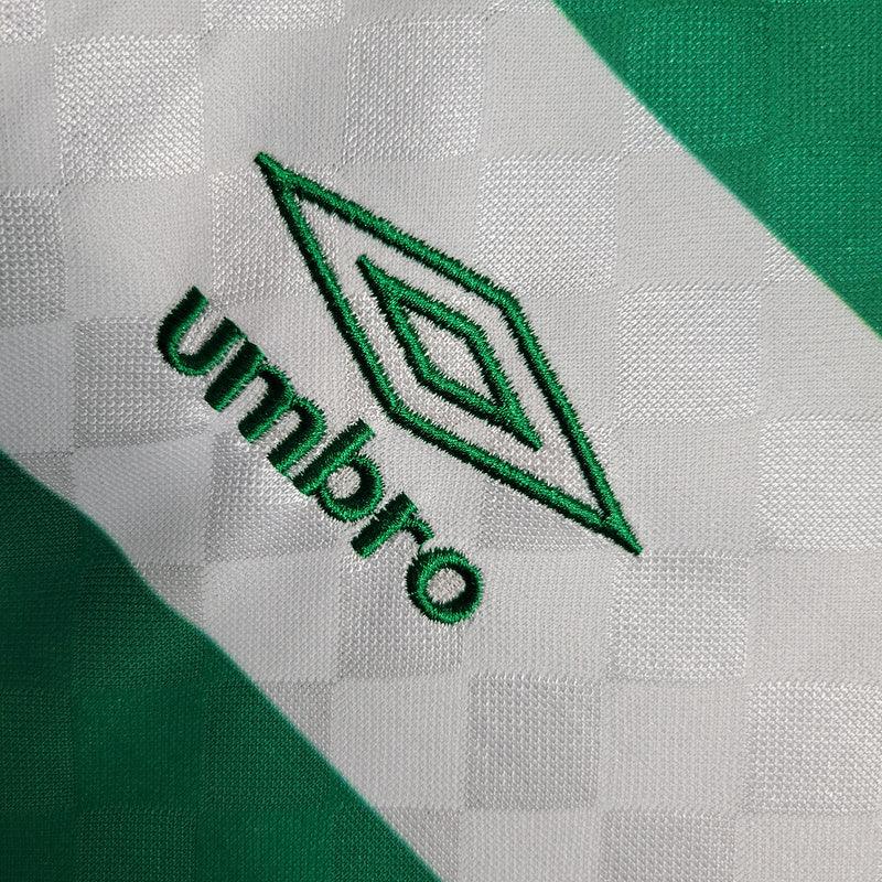 Camisa Celtic 87/88 Home Manga Longa - Retrô Masculina