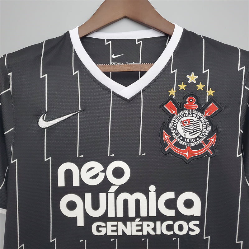 Camisa Corinthians Titular 11/12 - Versão Retrô Preta