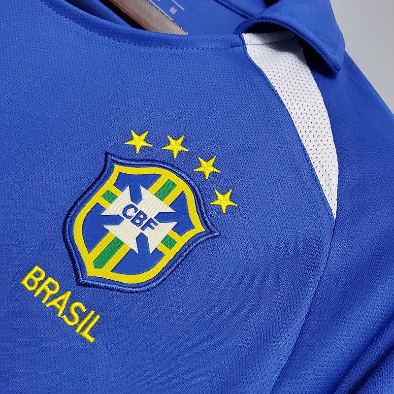 Camisa Brasil 2002 Away - Retrô Masculina