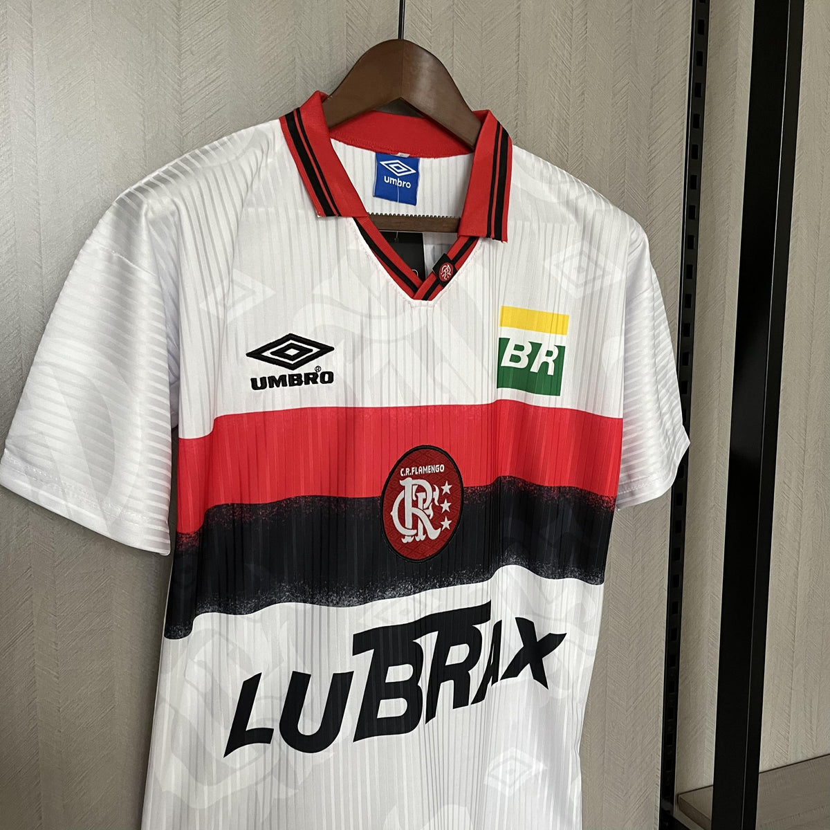 Camisa Flamengo Fora 1997 - Versão Retrô Lubrax
