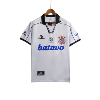 Camisa Corinthians Fora 1999 - Versão Retrô Branca