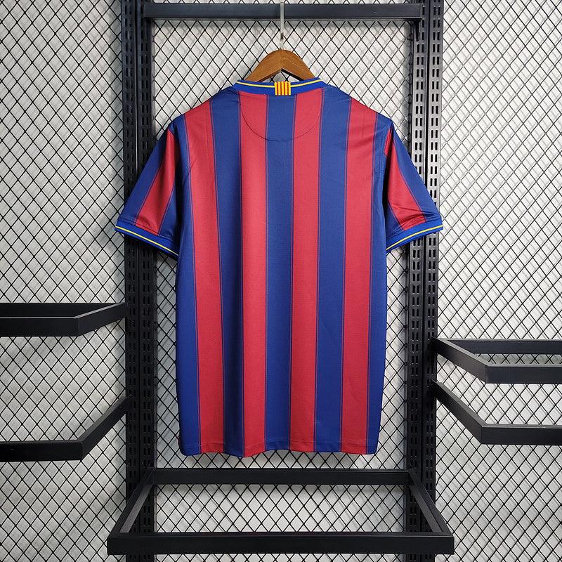 Camisa Barcelona 09/10 Home - Retrô Masculina