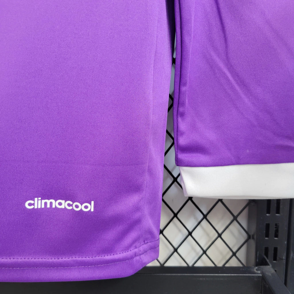 Camisa Retrô Real Madrid II Away Adidas 2016/17 Masculino Roxo