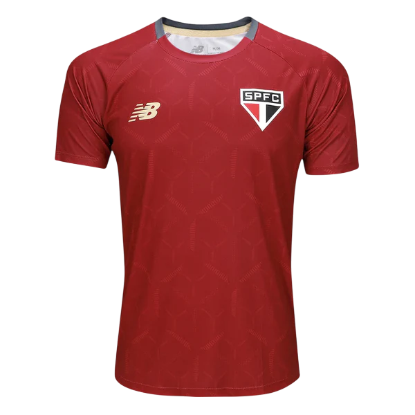 Camisa São Paulo Treino Vermelha 25/26 - NB Torcedor Masculina Lançamento
