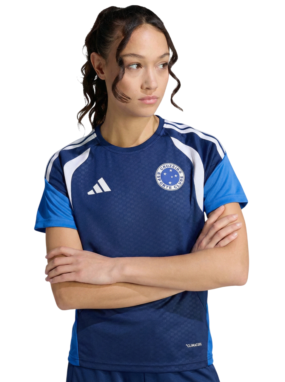 Camisa Cruzeiro 26/27 Treino Comissão - Adidas Versão Feminina