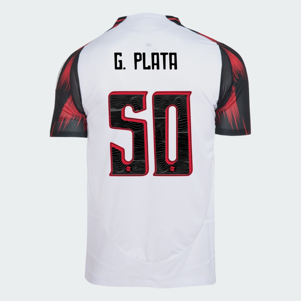 Camisa Flamengo Away 25/26 G. PLATA N° 50