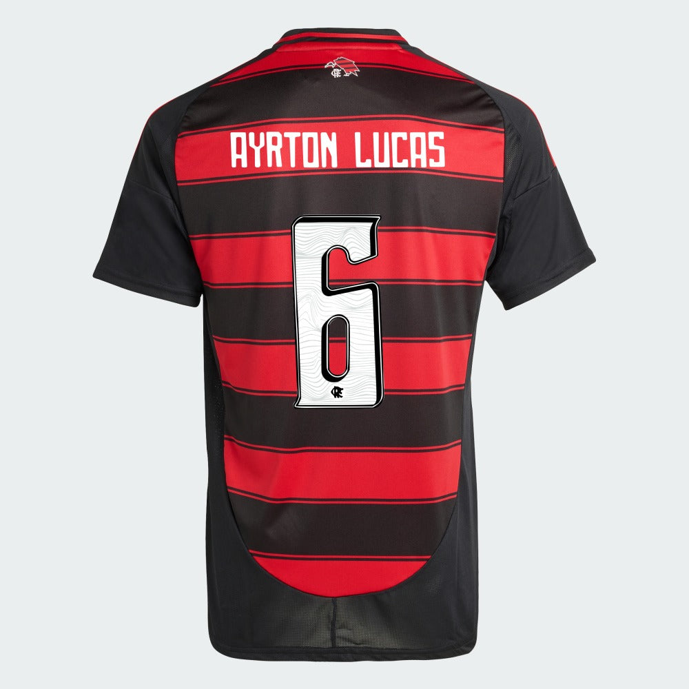 Camisa Flamengo Home 25/26 AYRTON LUCAS N° 6