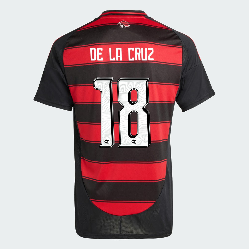 Camisa Flamengo Home 25/26 DE LA CRUZ N° 18