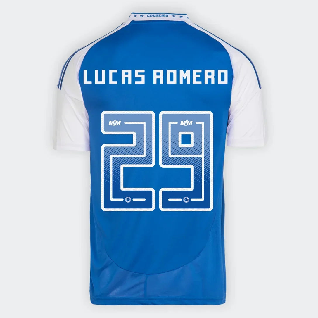 Camisa Cruzeiro Home 25/26 Lucas Romero N° 29