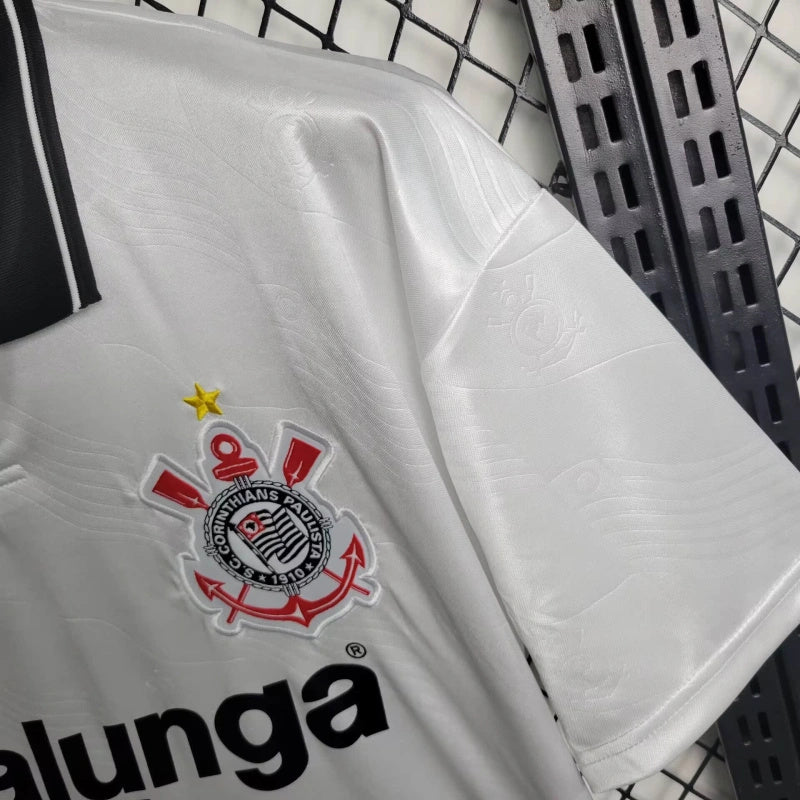 Camisa Corinthians Fora 1994 - Versão Retrô Branca