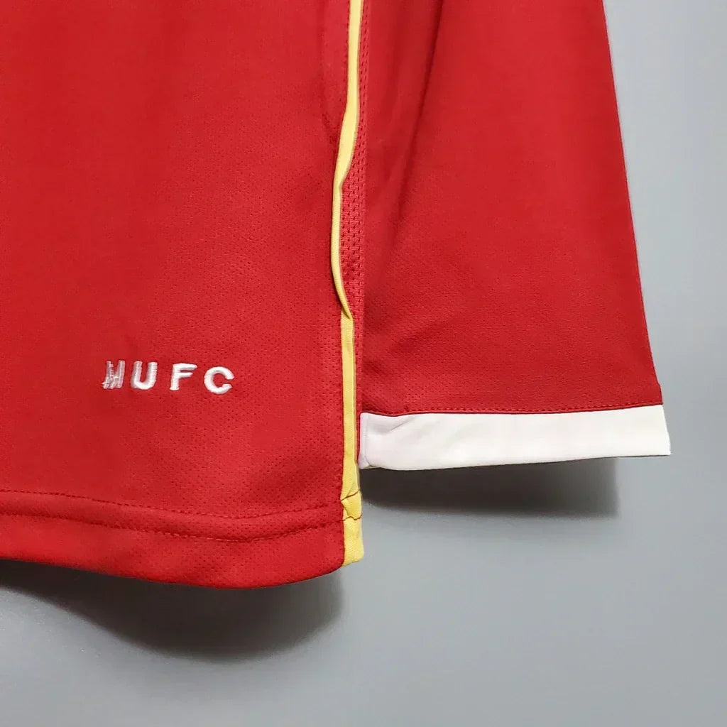 Camisa Manchester United 06/07 Home Manga Longa - Retrô Masculina