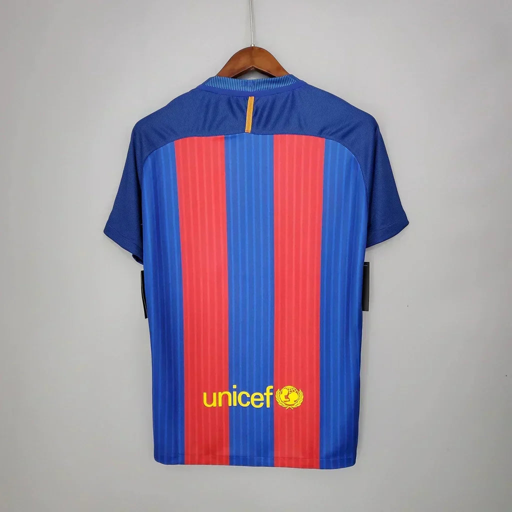Camisa Barcelona 16/17 Home - Retrô Masculina