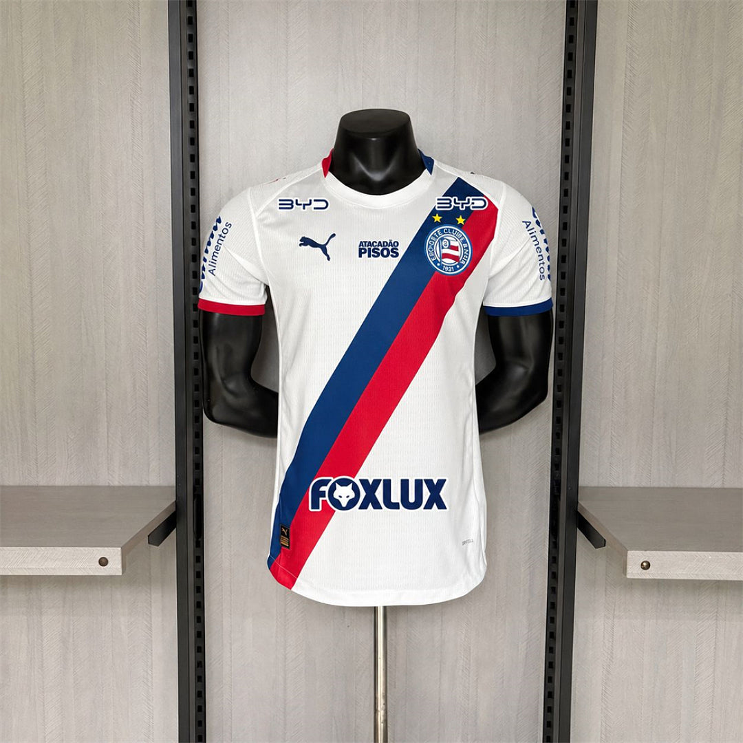 Camisa Bahia Home Com Patrocínios 26/27 - Esquadrão Jogador Masculina