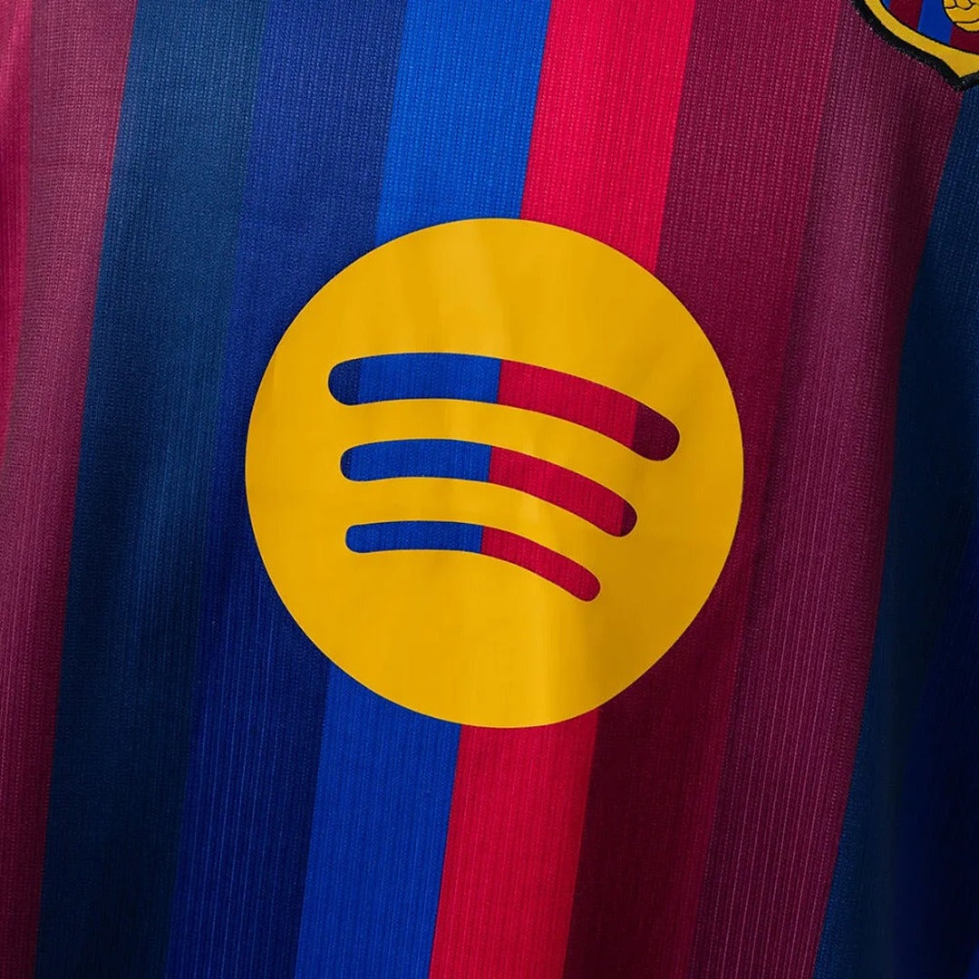 Camisa Barcelona Home 26/27 Manga Longa - Nike Torcedor Masculina