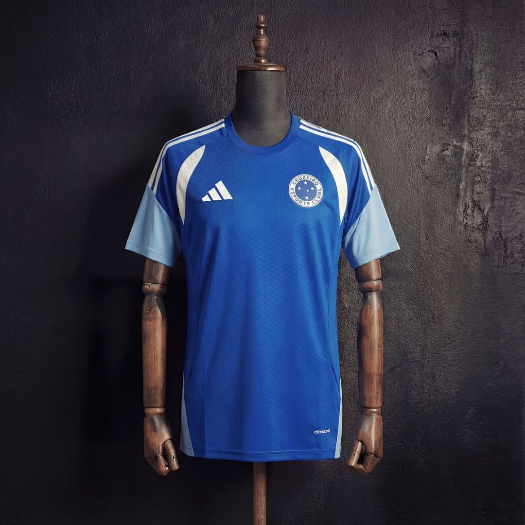 Camisa Cruzeiro Treino Azul Regata 26/27 - Adidas Torcedor Masculina