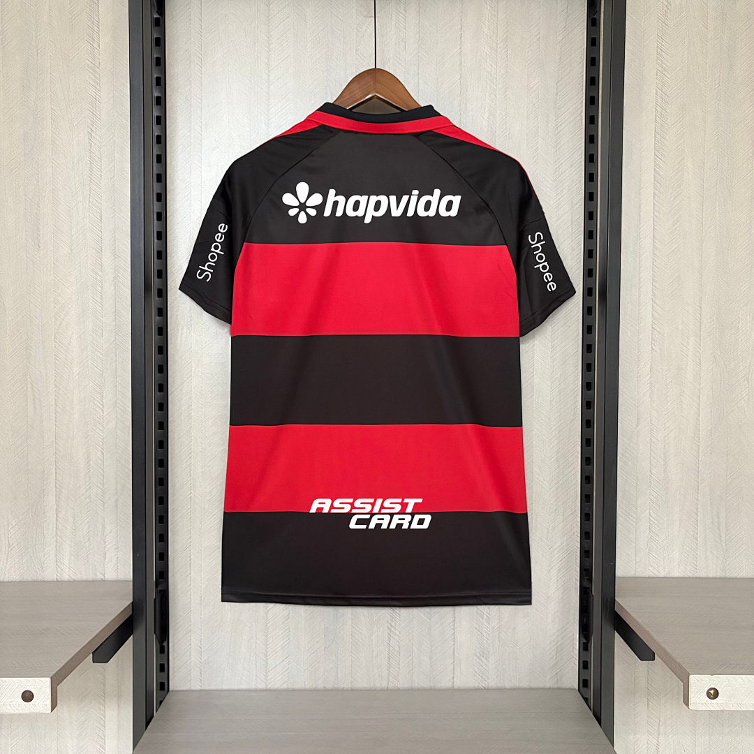 Camisa Flamengo Home Com Patrocínios 26/27 - Adidas Torcedor Masculina