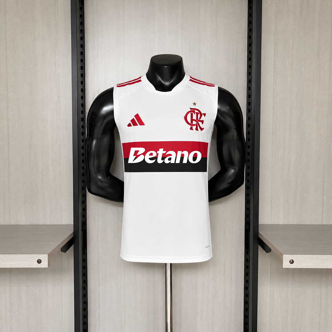 Camisa Flamengo Regata Away Com Patrocínios 26/27 - Adidas Torcedor Masculina