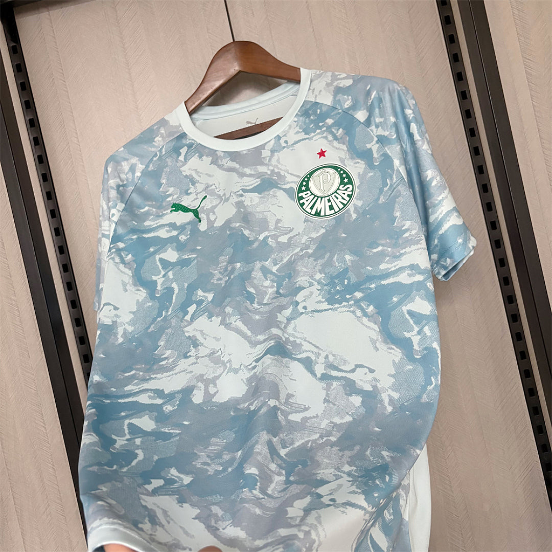 Camisa Palmeiras Azul Branca 26/27 - Puma Torcedor Masculina