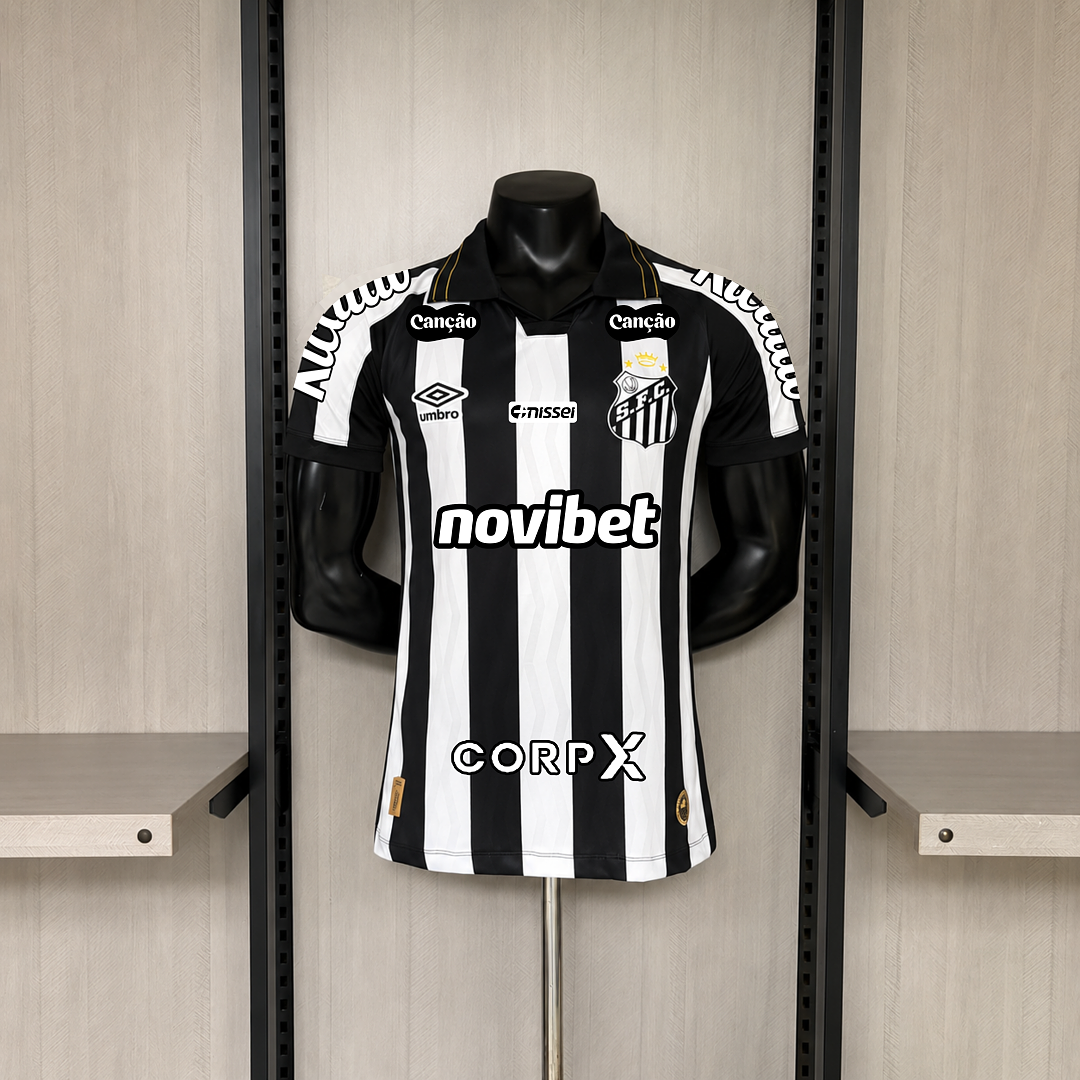 Camisa Santos Away Com Patrocínios 26/27 - Umbro Jogador Masculina