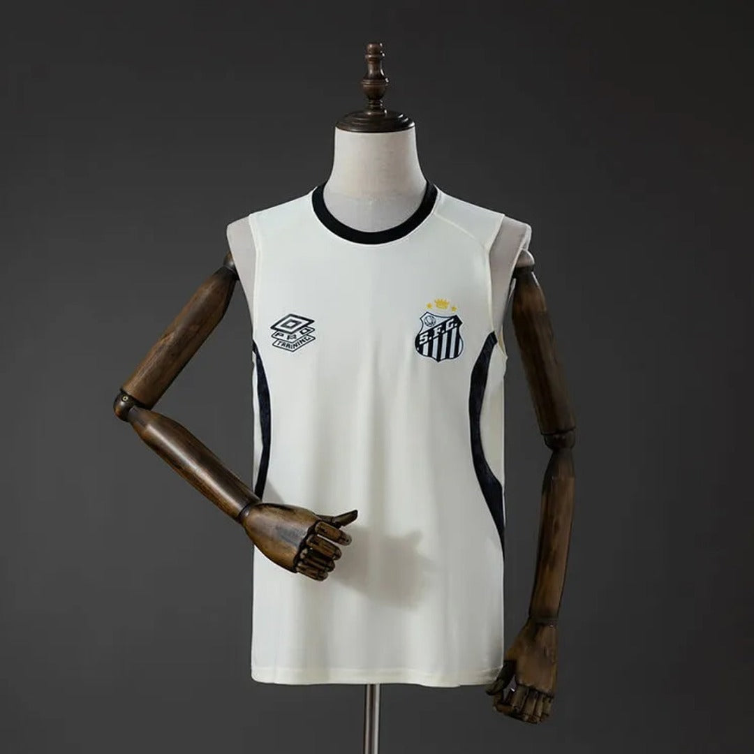 Camisa Santos Treino Bege Regata 26/27 - Umbro Torcedor Masculina