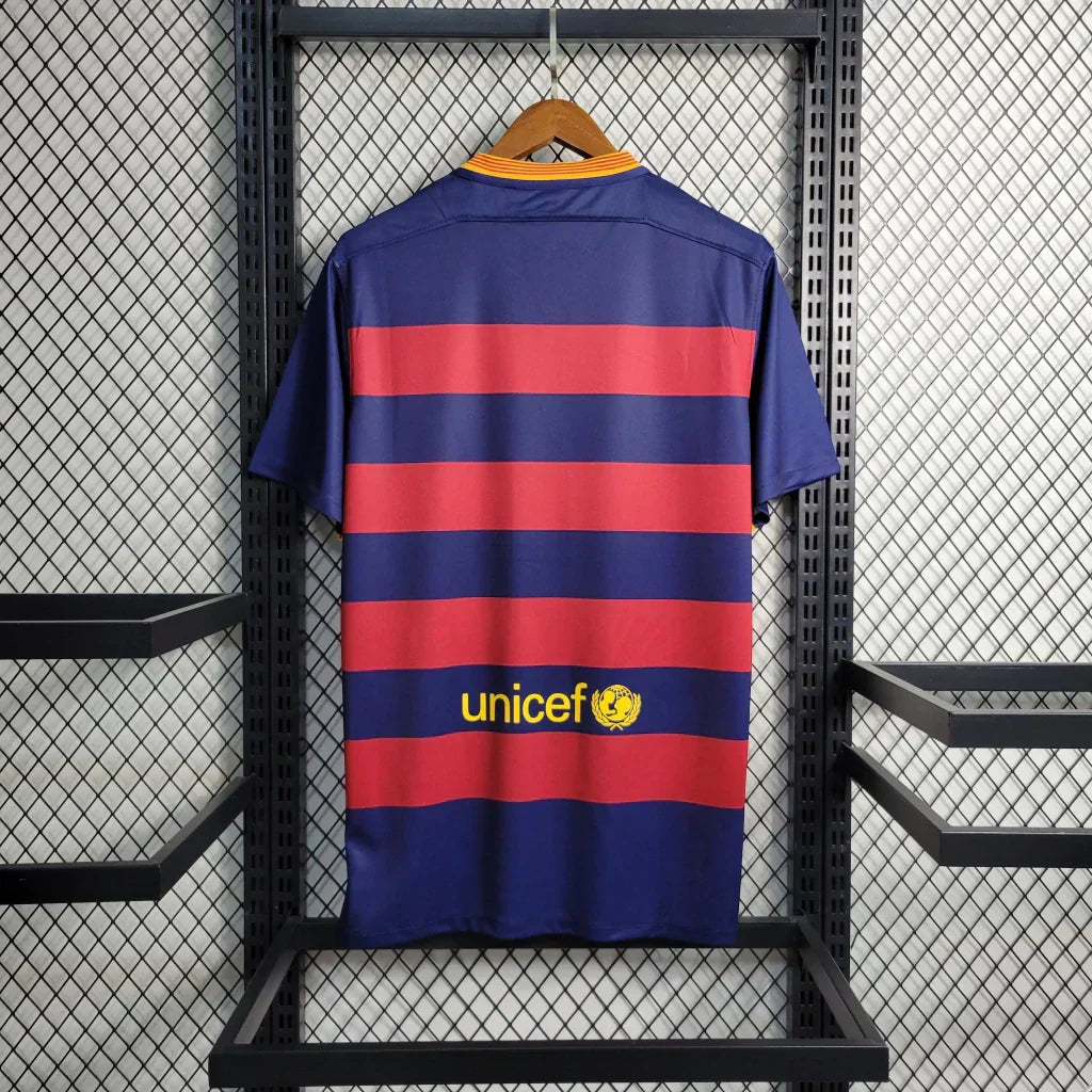 Camisa Barcelona 15/16 Home - Retrô Masculina