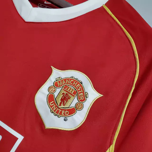 Camisa Manchester United 06/07 Home - Retrô Masculina