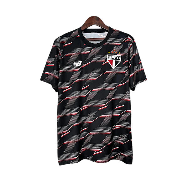 Camisa São Paulo Pré-Jogo 24/25 - NB Torcedor Masculina Lançamento