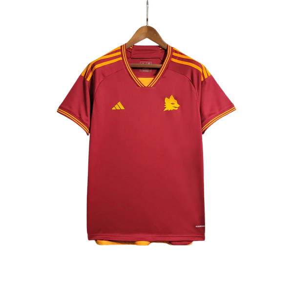Camisa Roma Home 23/24 - Adidas Torcedor Masculina - Lançamento