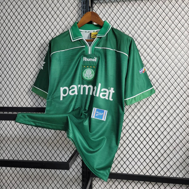 Camisa Retrô Palmeiras Rhummel 1999/00 Masculino Verde