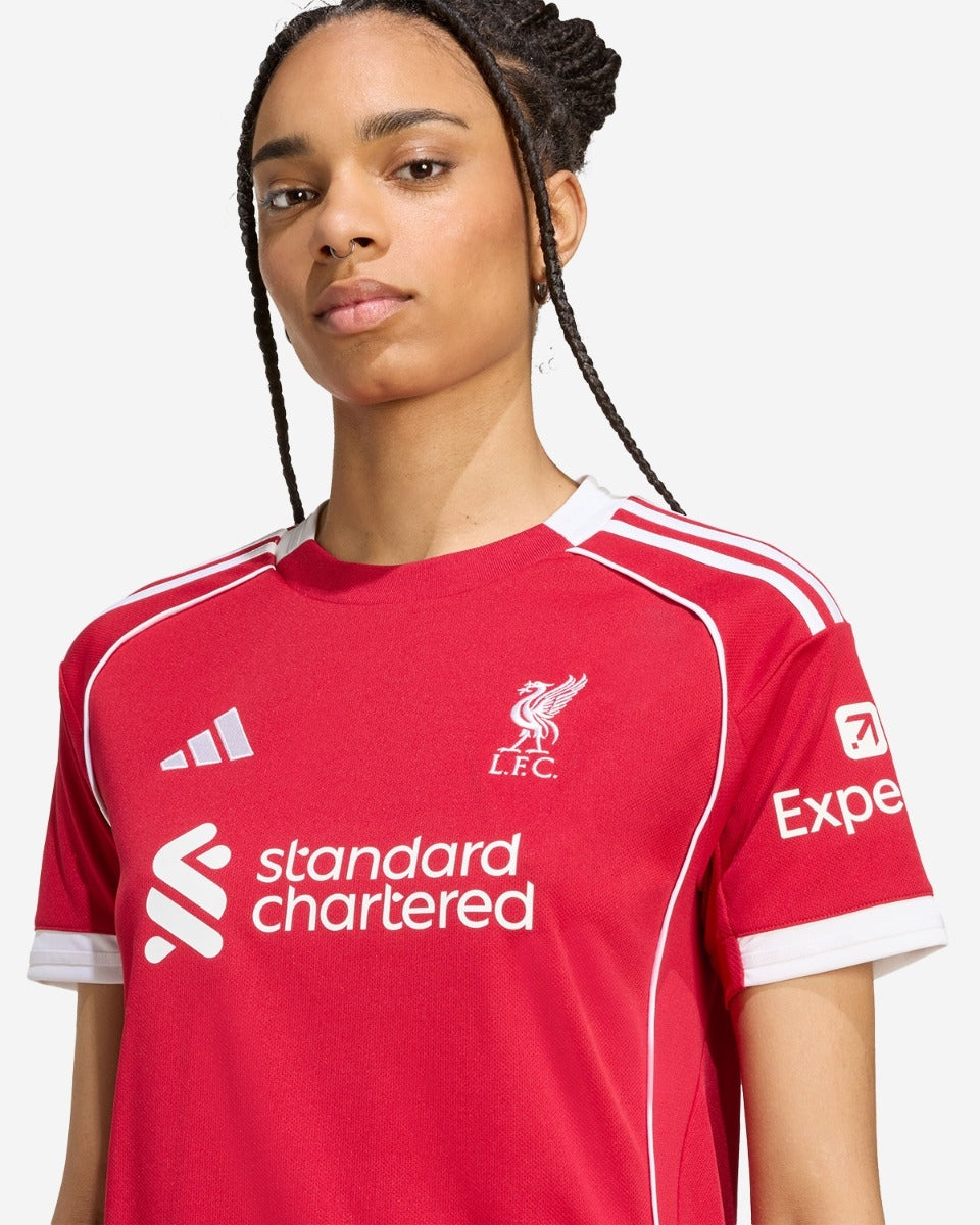 Camisa Liverpool Home 25/26 - Adidas Feminina