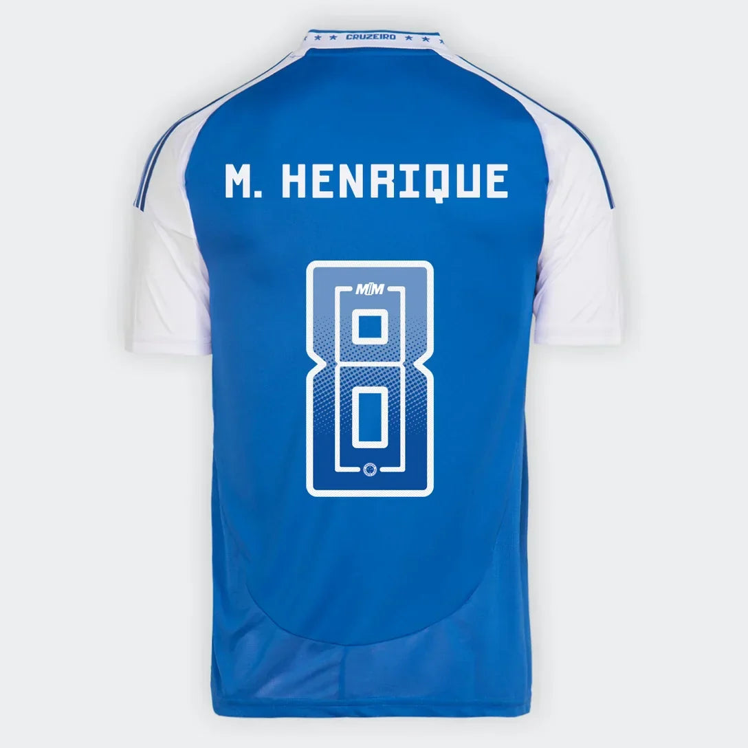 Camisa Cruzeiro Home 25/26 M.Henrique N° 8