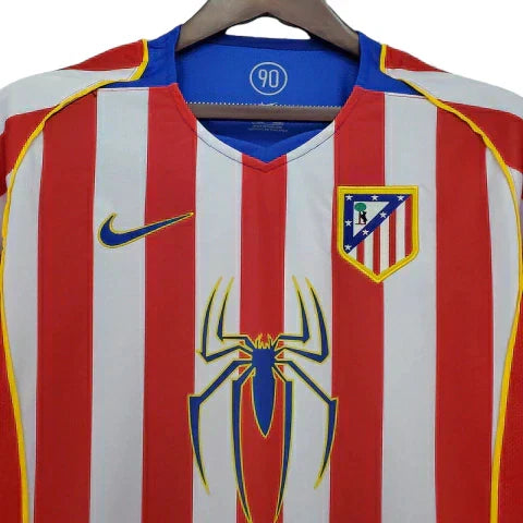 Camisa Atlético de Madrid Retrô 2004/2005 Vermelha e Branca - Nike