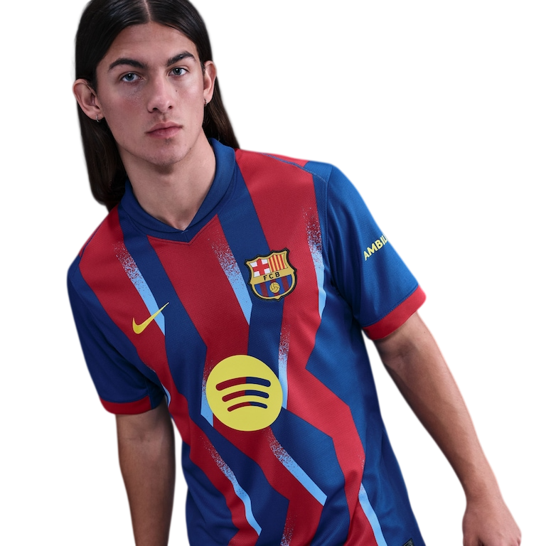 Camisa Barcelona Nike IV 25/26 - Torcedor Masculina