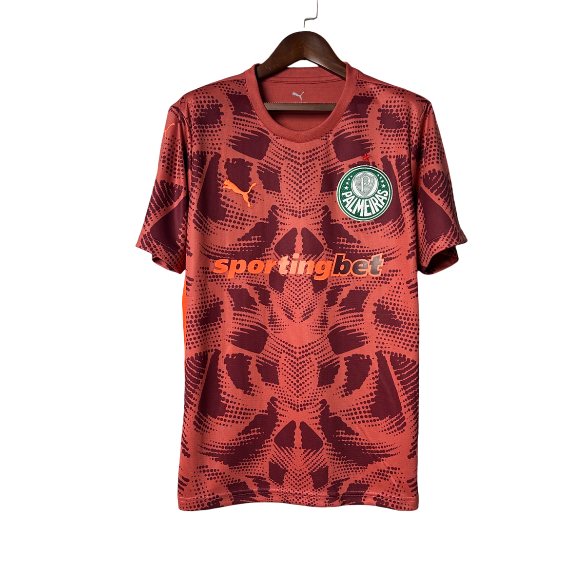 Camisa Palmeiras Goleiro 25/26 - Torcedor Puma Masculino - Vermelha