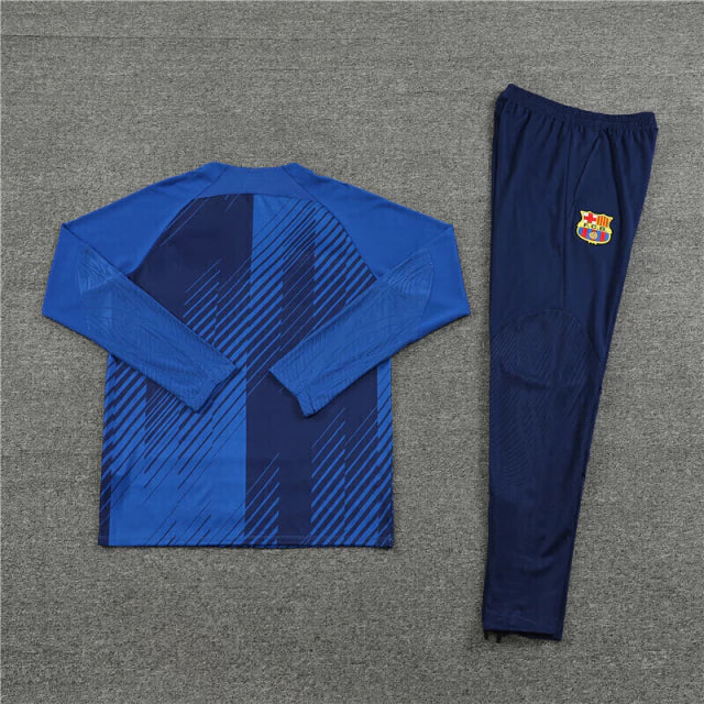 Conjunto de Treino Barcelona 23/24 - Nike Azul