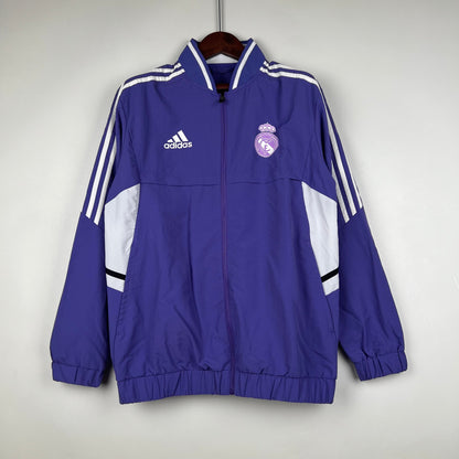 Jaqueta Corta Vento Real Madrid 2023/24 Roxo