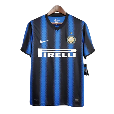Camisa Inter de Milão Retrô 2010/2011 Azul e Preta - Nike