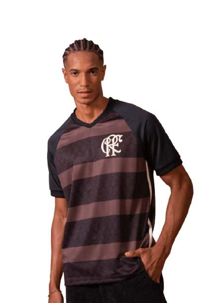 Camisa Flamengo Diamante Negro Braziline 25/26 - Torcedor Lançamento Consciência Negra