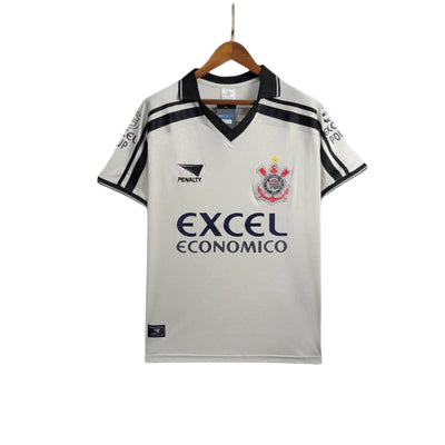 Camisa Corinthians Fora 1998 - Versão Retrô Branca