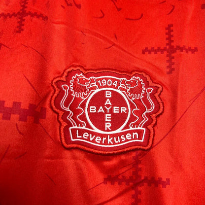 Camisa Bayer Leverkusen Vermelha 24/25- Versão Torcedor