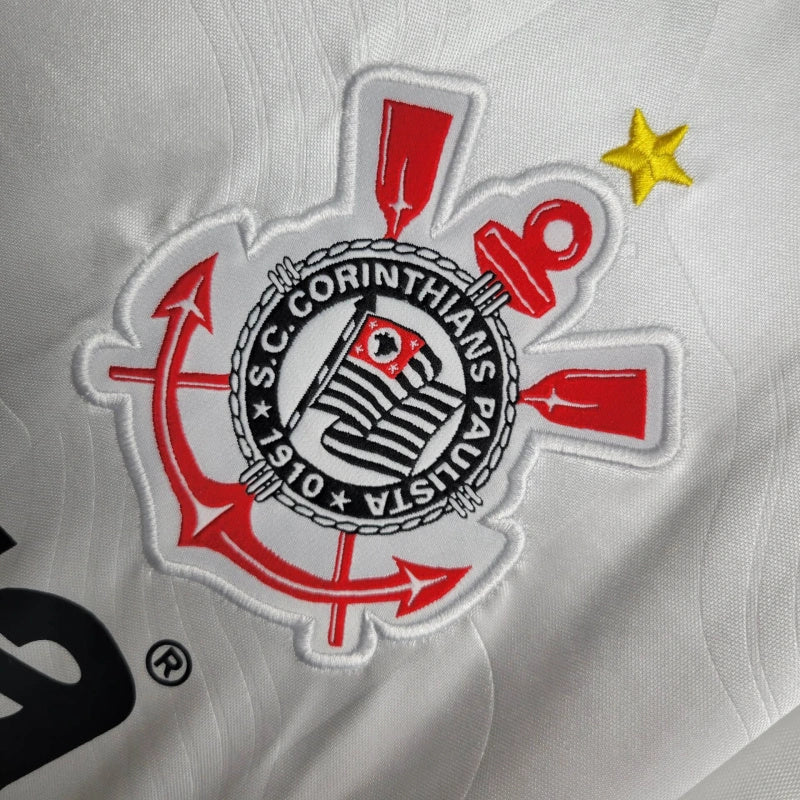 Camisa Corinthians Fora 1994 - Versão Retrô Branca
