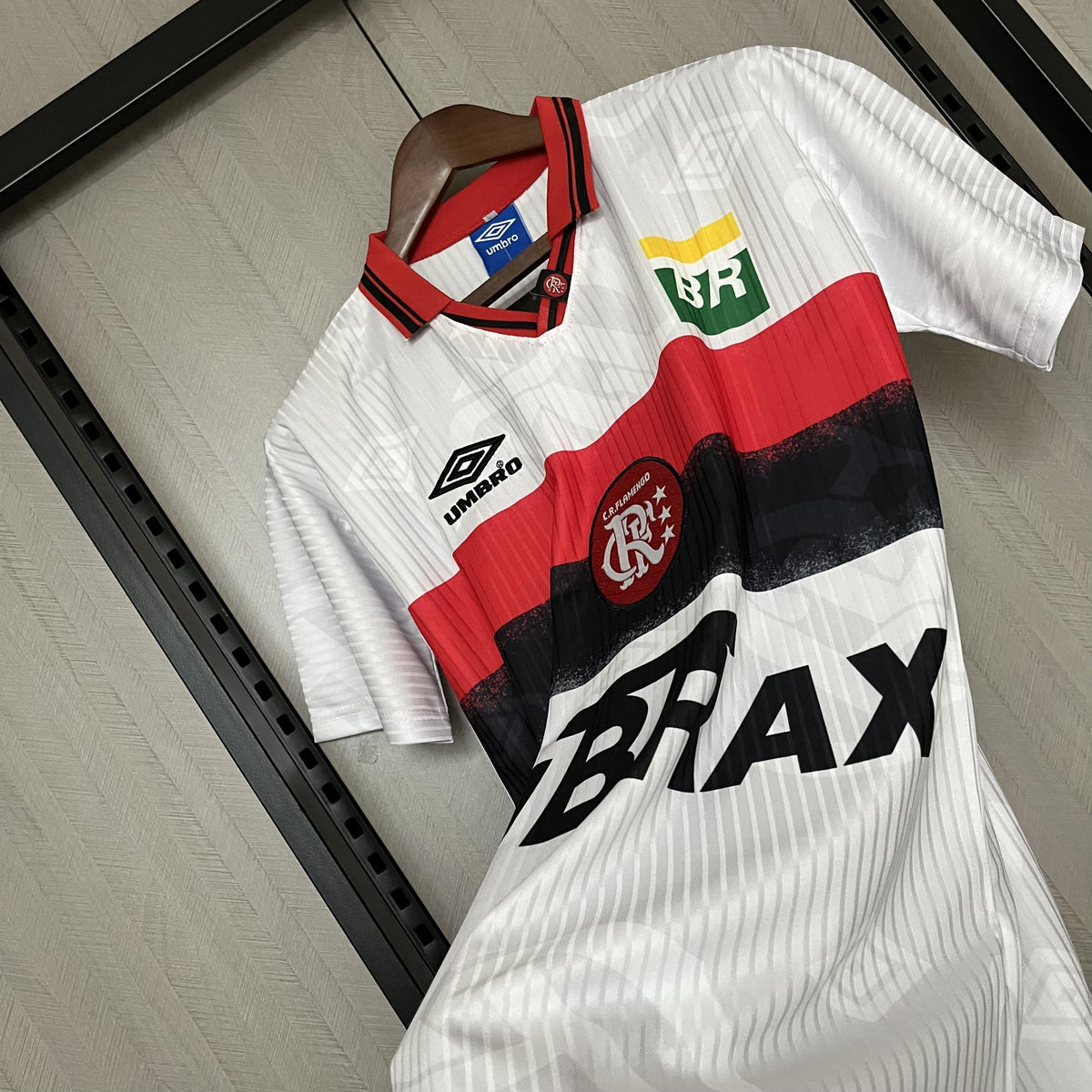 Camisa Flamengo Fora 1997 - Versão Retrô Lubrax