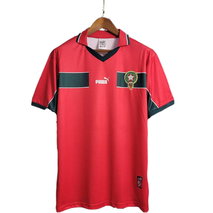 Camisa Retrô Marrocos Home Puma 1998/99 Vermelho