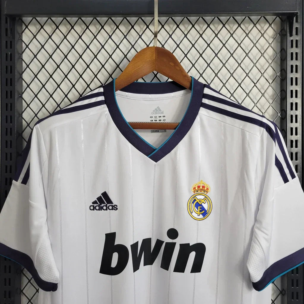 Camisa Retrô Real Madrid I Home Adidas 2012/13 Masculino Branco