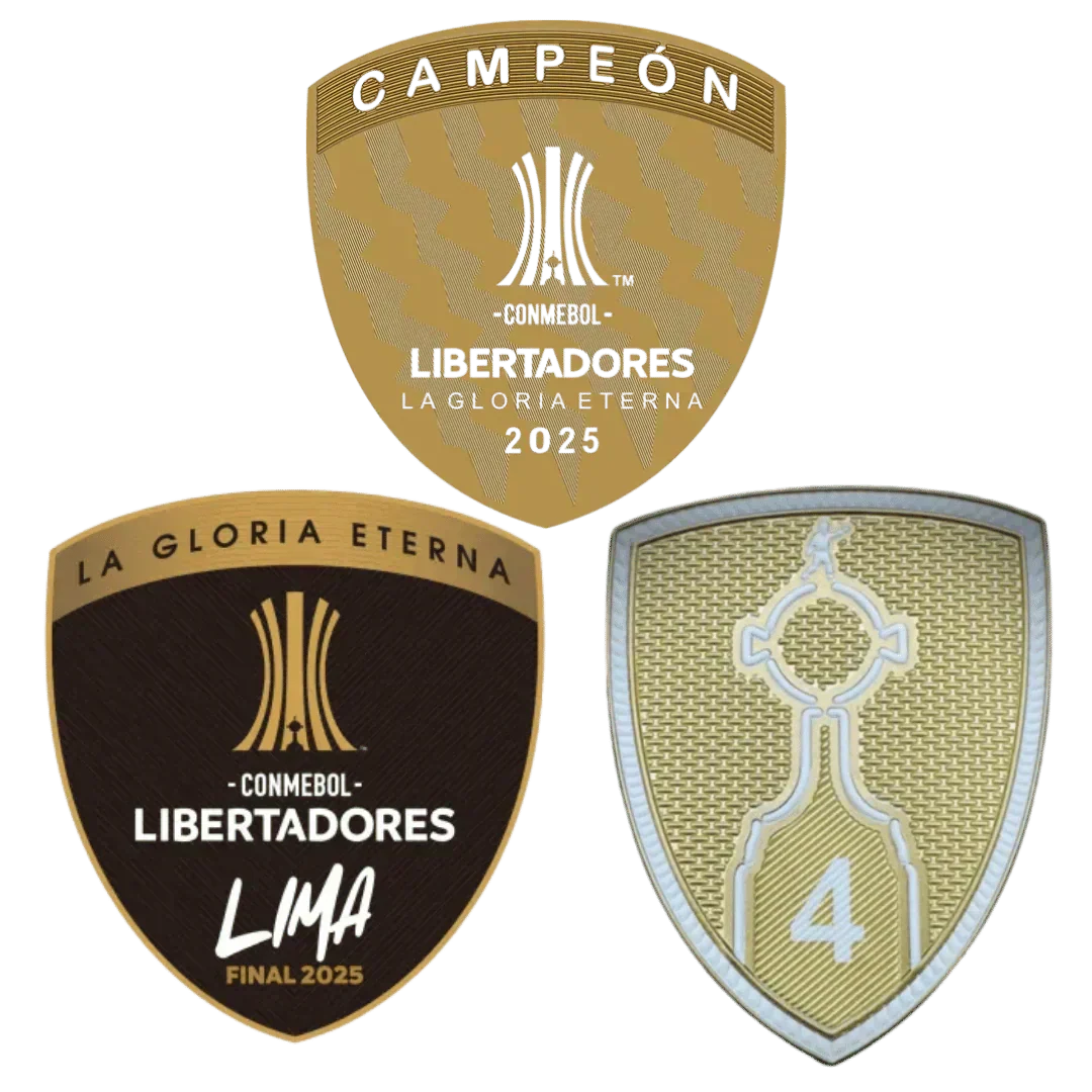 Kit Patch Campeão Libertadores TETRA 2025