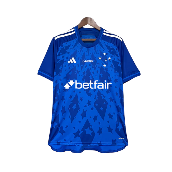 Camisa Cruzeiro Titular  Todos Patrocínios 24/25 - Adidas Torcedor Masculina