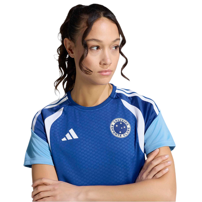 Camisa Cruzeiro 26/27 Treino Atleta - Adidas Versão Feminina