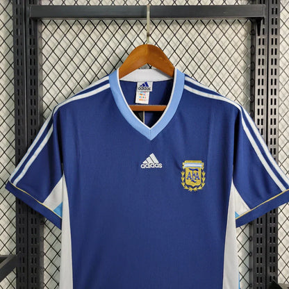 Camisa Retrô Argentina Adidas 1998/99 Masculino Azul Marinho e Branco